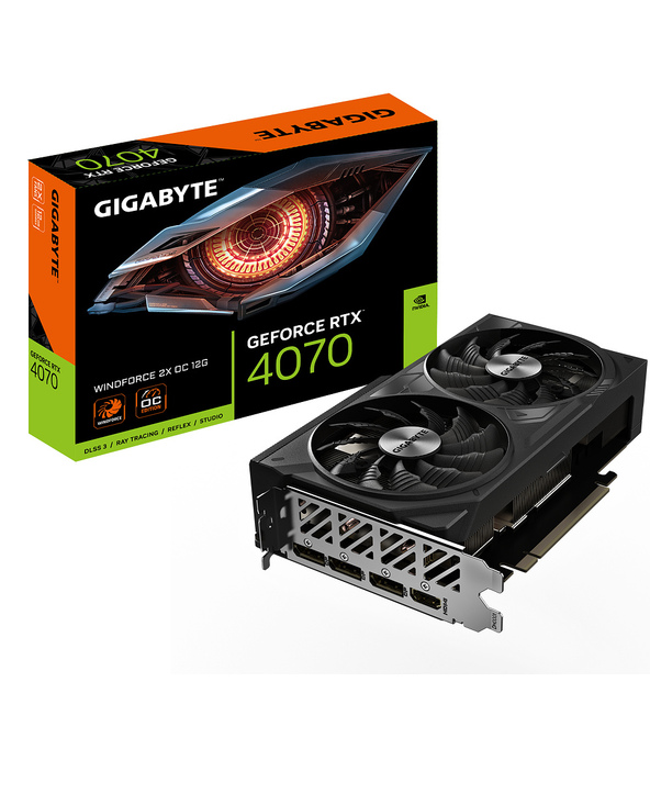 Gigabyte GeForce RTX 4070 WINDFORCE 2X OC 12G NVIDIA 12 Go GDDR6X