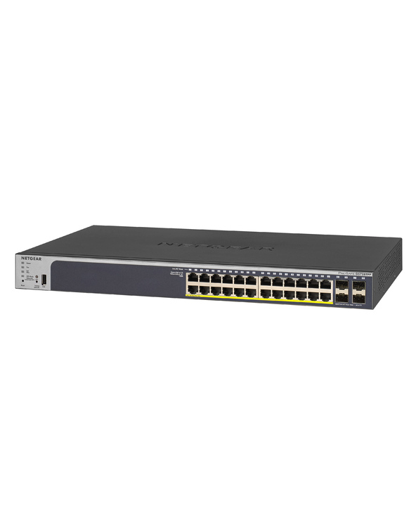 NETGEAR GS728TPP Géré L2/L3/L4 Gigabit Ethernet (10/100/1000) Connexion Ethernet, supportant l'alimentation via ce port (PoE) 1U