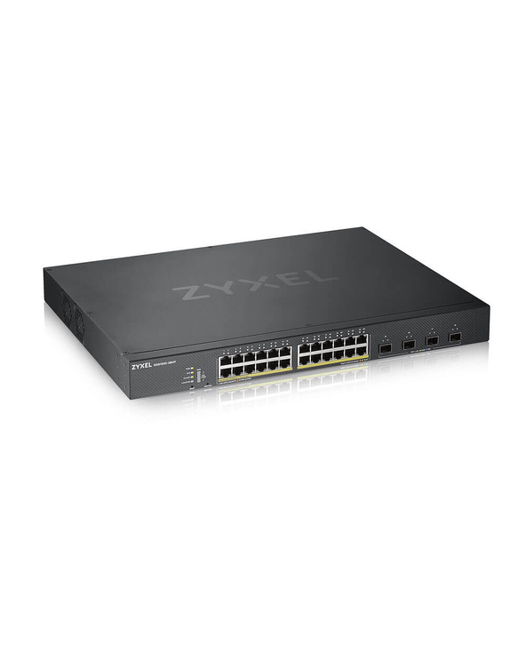 Zyxel XGS1930-28HP Géré L3 Gigabit Ethernet (10/100/1000) Connexion Ethernet, supportant l'alimentation via ce port (PoE) Noir