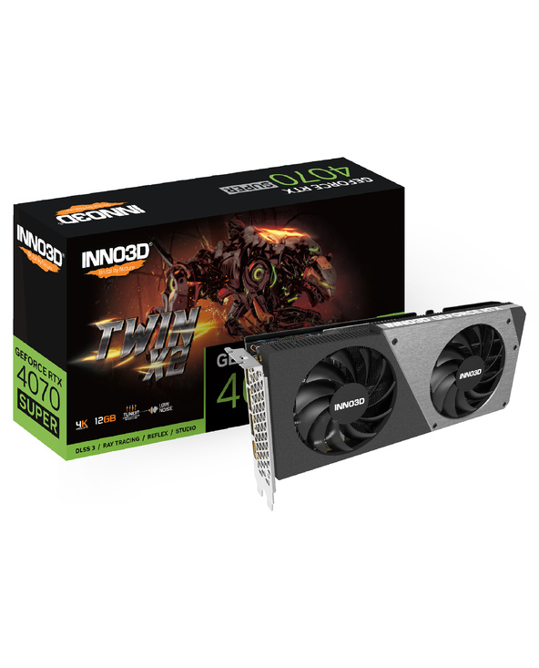 Inno3D GEFORCE RTX 4070 SUPER TWIN X2 NVIDIA 12 Go GDDR6X