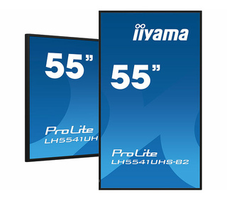 iiyama LH5541UHS-B2 affichage de messages En forme de kiosk 138,7 cm (54.6") LCD 500 cd/m² 4K Ultra HD Noir Intégré dans le proc