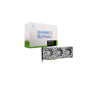 MSI GAMING GeForce RTX 4070 X SLIM WHITE 12G NVIDIA 12 Go GDDR6X