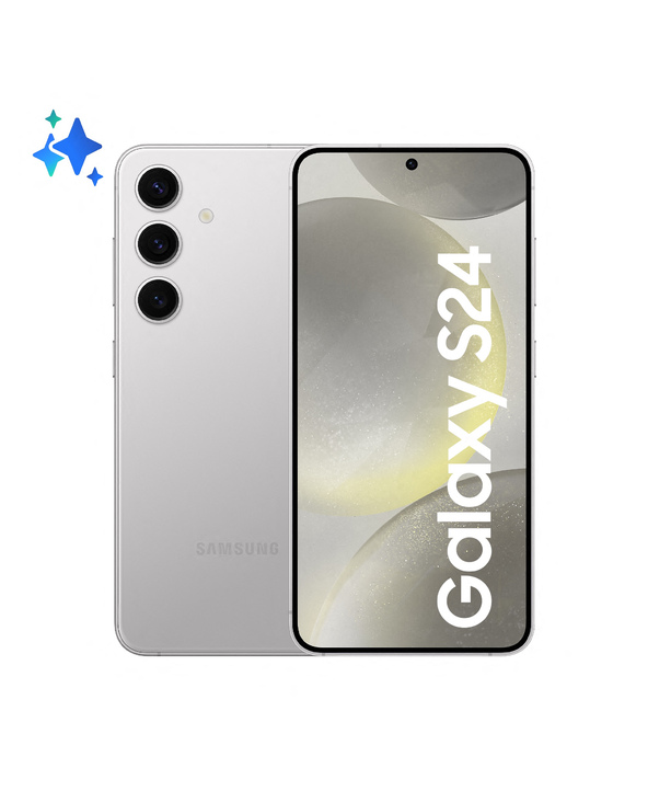 Samsung Galaxy S24 6.2" 128 Go Gris, Couleur marbre