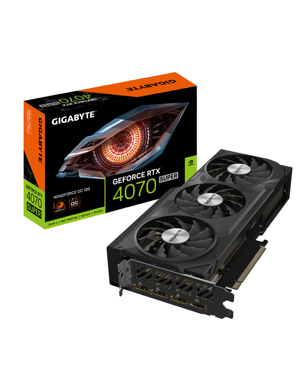 Gigabyte GeForce RTX 4070 SUPER WINDFORCE OC 12G NVIDIA 12 Go GDDR6X