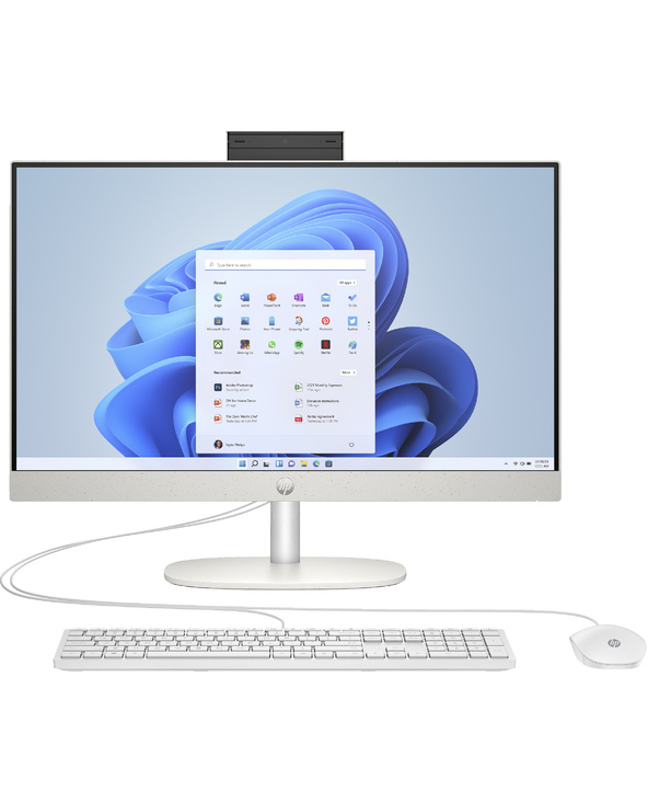 HP 24-CR0038NF 23.8 AMD Ryzen 5 8 Blanc 512 Go