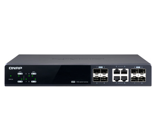 QNAP QSW-M804-4C commutateur réseau Géré 10G Ethernet (100/1000/10000) Noir