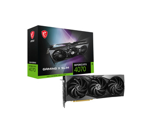 MSI GAMING GEFORCE RTX 4070 X SLIM 12G carte graphique NVIDIA 12 Go GDDR6X