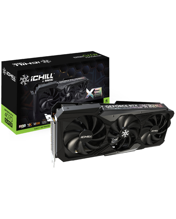 Inno3D iChill GEFORCE RTX 4070 SUPER X3 NVIDIA 12 Go GDDR6X Inno3D iChill GEFORCE RTX 4070 SUPER X3 NVIDIA 12 Go GDDR6X