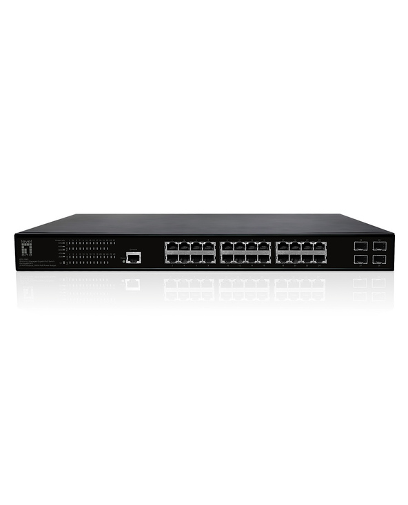 LevelOne GEP-2861 commutateur réseau Géré L2 Gigabit Ethernet (10/100/1000) Connexion Ethernet, supportant l'alimentation via ce