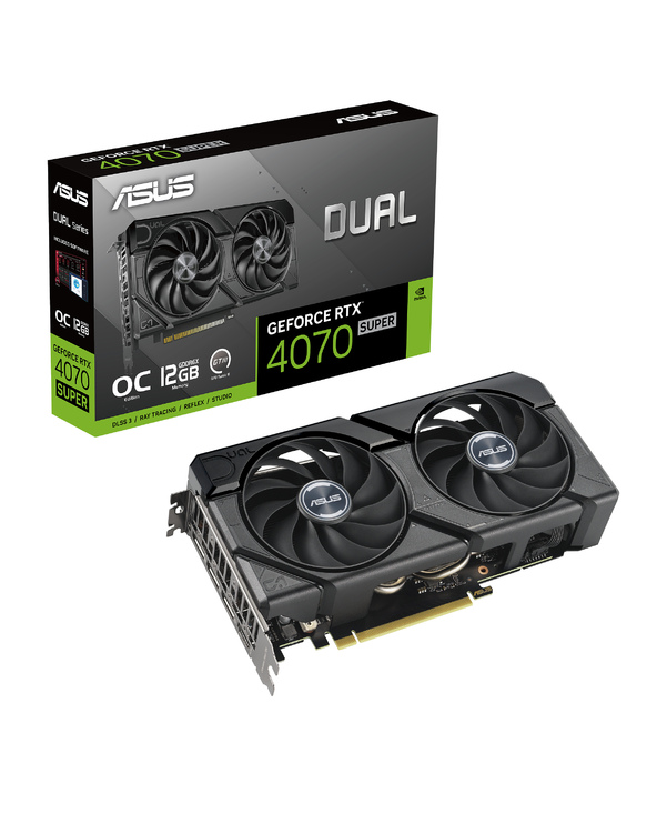 ASUS Dual -RTX4070S-O12G-EVO NVIDIA GeForce RTX 4070 SUPER 12 Go GDDR6X ASUS Dual -RTX4070S-O12G-EVO NVIDIA GeForce RTX 4070 SUPER 12 Go GDDR6X