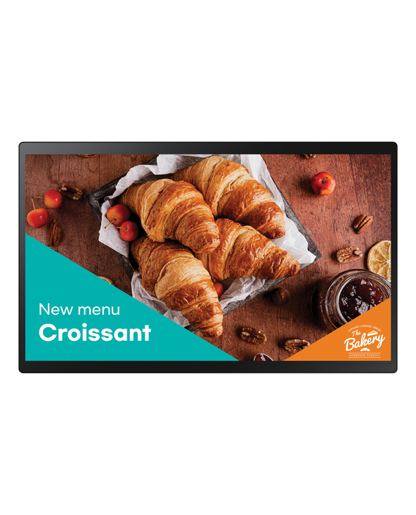 Samsung QBC-T QB24C-T Écran plat de signalisation numérique 60,5 cm (23.8") LED Wifi 250 cd/m² Full HD Noir Écran tactile Intégr