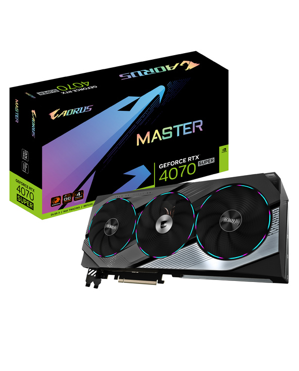 Gigabyte AORUS GeForce RTX 4070 SUPER MASTER 12G NVIDIA 12 Go GDDR6X