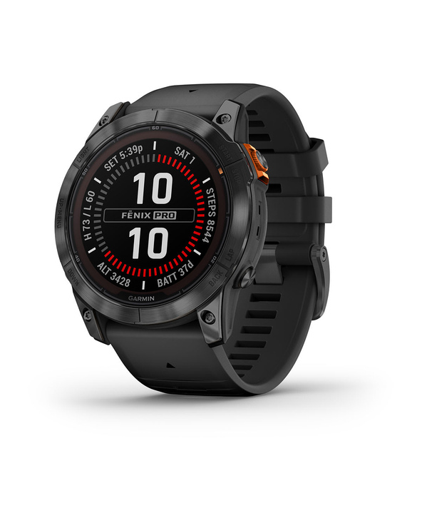 Garmin fēnix 7X Pro 3,56 cm (1.4") MIP 51 mm Numérique 280 x 280 pixels Écran tactile Gris Wifi GPS (satellite) Garmin fēnix 7X Pro 3,56 cm (1.4") MIP 51 mm Numérique 280 x 280 pixels Écran tactile Gris Wifi GPS (satellite)