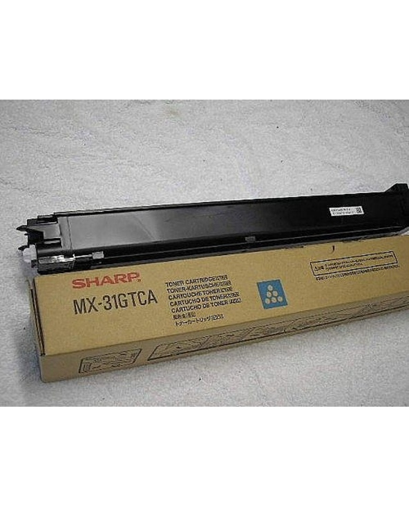 Sharp MX-31GTCA Cartouche de toner 1 pièce(s) Original Cyan