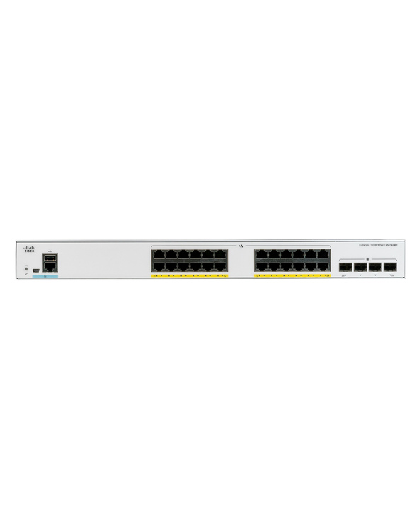 Cisco Catalyst C1000-24P-4G-L commutateur réseau Géré L2 Gigabit Ethernet (10/100/1000) Connexion Ethernet, supportant l'aliment