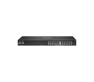Aruba 6100 24G 4SFP+ Géré L3 Gigabit Ethernet (10/100/1000) 1U Noir