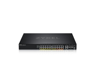 Zyxel XGS2220-30HP Géré L3 Gigabit Ethernet (10/100/1000) Connexion Ethernet, supportant l'alimentation via ce port (PoE) Noir