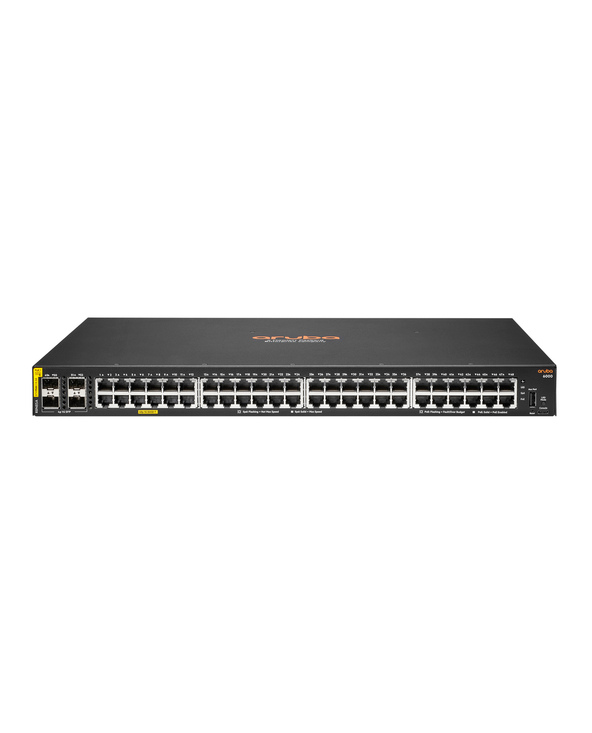 Aruba 6000 48G Class4 PoE 4SFP 370W Géré L3 Gigabit Ethernet (10/100/1000) Connexion Ethernet, supportant l'alimentation via ce