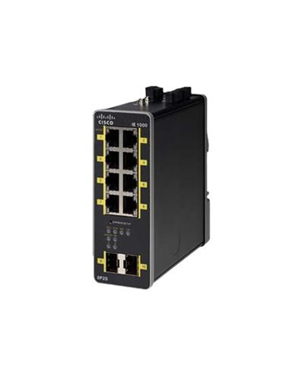 Cisco IE-1000-8P2S-LM commutateur réseau Géré Gigabit Ethernet (10/100/1000) Connexion Ethernet, supportant l'alimentation via c
