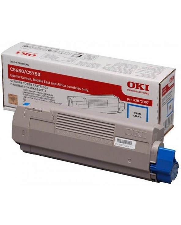 OKI 43872307 Cartouche de toner 1 pièce(s) Original Cyan