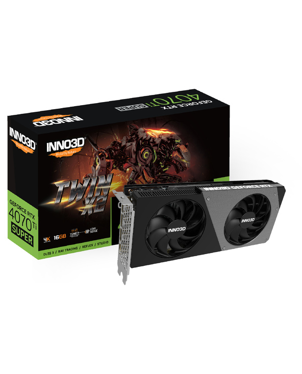 Inno3D GEFORCE RTX 4070 Ti SUPER TWIN X2 NVIDIA 16 Go GDDR6X