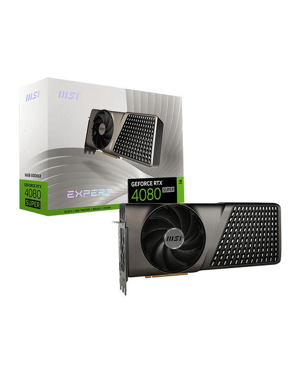 MSI GEFORCE RTX 4080 SUPER 16G EXPERT carte graphique NVIDIA 16 Go GDDR6X