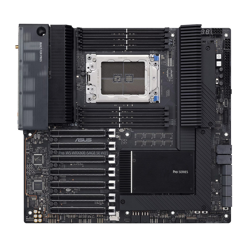 ASUS WRX80E-SAGE SE WIFI AMD WRX80 Socket SP3 ATX étendu