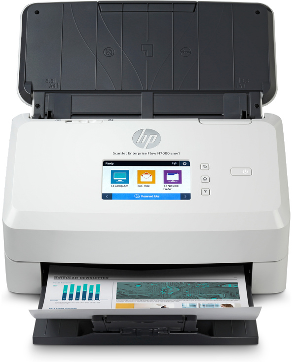 HP Scanjet Enterprise Flow N7000 Alimentation papier de scanner 600 x 600 DPI A4 Blanc