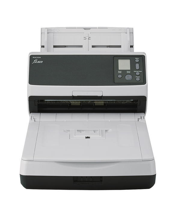 Ricoh fi-8270 Numériseur chargeur automatique de documents (adf) + chargeur manuel 600 x 600 DPI A4 Noir, Gris