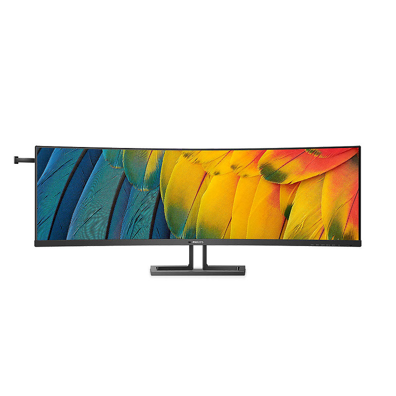 Philips 45B1U5900CH Écran incurvé DQHD 45 Pouces Webcam 5 MP synchronisation adaptative réglable en Hauteur 5120x1440 75 Hz HDMI DisplayPort USB C USB Hub - vue 8