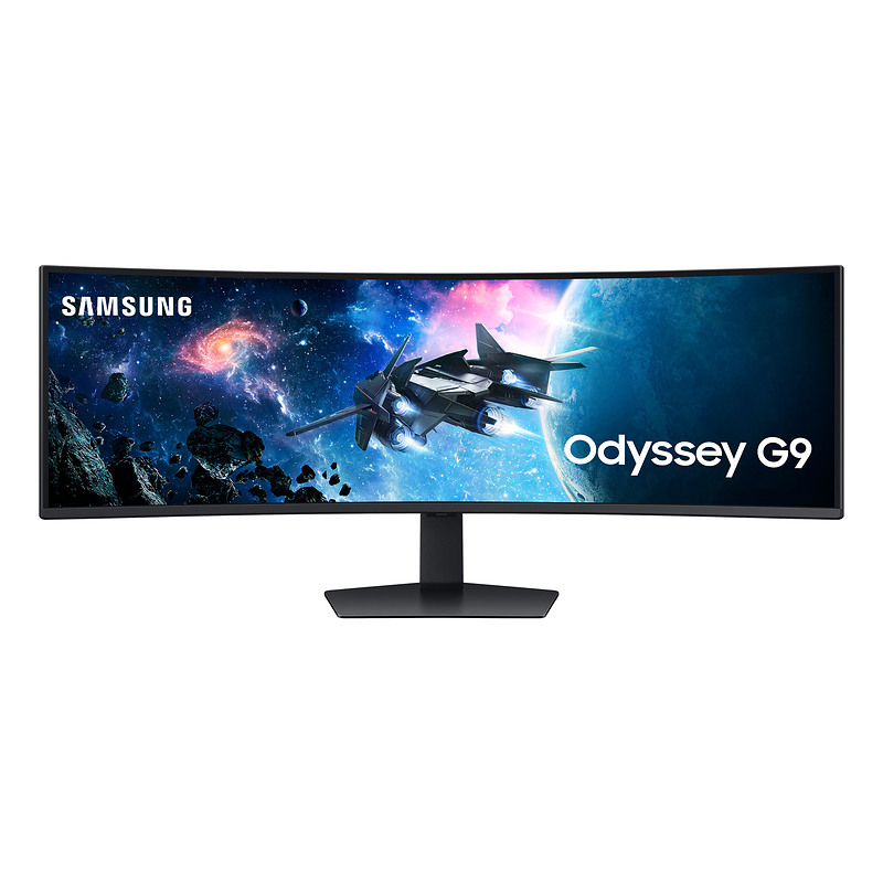 Samsung Ecran PC Odyssey G9 49’’ 240Hz 1ms Dalle VA Incurvée Résolution DWQHD : 5120 x 1440 2500:1 AMD FreeSync Premium Pro Auto Source Switch + Pied Ajustable DisplayPort LS49CG954EUXEN - vue 10