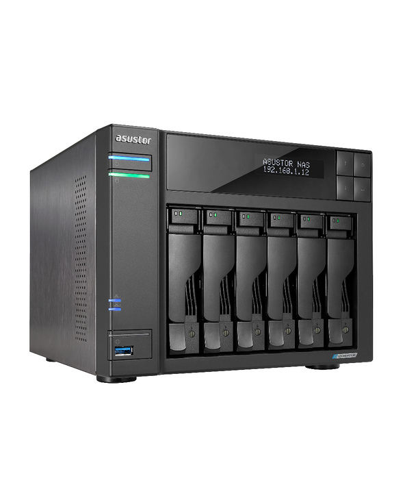 Asustor LOCKERSTOR 6 NAS Bureau Ethernet/LAN Noir N5105