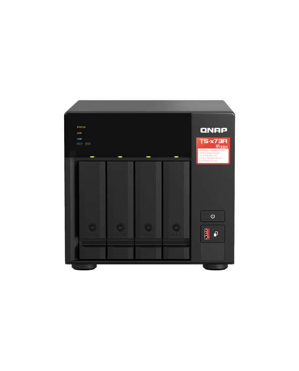 QNAP TS-473A NAS Tower Ethernet/LAN Noir V1500B