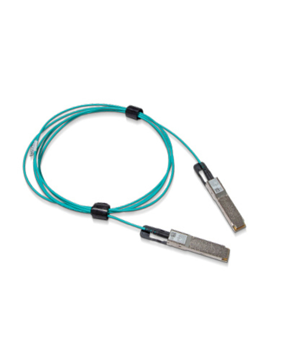 Nvidia MFS1S00-H005V câble InfiniBand et à fibres optiques 5 m QSFP56 Noir, Bleu