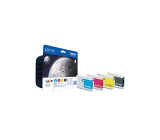 Brother LC-1000VALBPDR cartouche d'encre Original Noir, Cyan, Magenta, Jaune