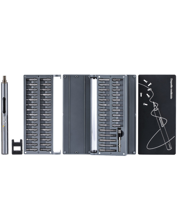 StarTech.com Tournevis de Précision Électrique - 55 Embouts - Mini Tournevis Magnétique sans Fil - Réparation Électronique, Port