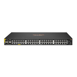 Aruba 6100 48G Class4 PoE 4SFP+ 370W Géré L3 Gigabit Ethernet (10/100/1000) Connexion Ethernet, supportant l'alimentation via ce