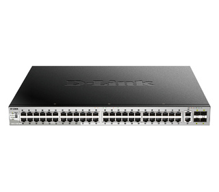 D-Link DGS-3130-54PS/E commutateur réseau Géré L3 Gigabit Ethernet (10/100/1000) Connexion Ethernet, supportant l'alimentation v