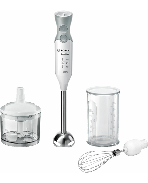 Bosch MSM66150 blender Mélangeur par immersion 600 W Argent, Blanc