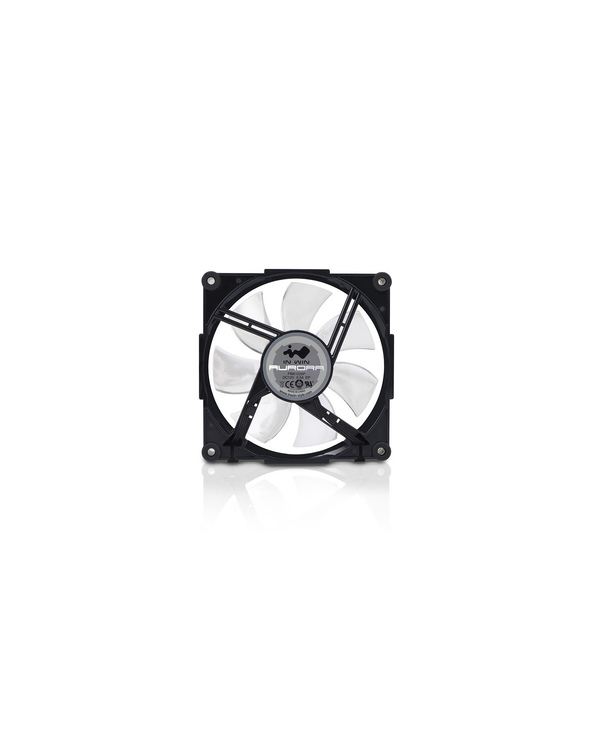 In Win AURORA Boitier PC Ventilateur 12 cm Noir, Blanc 1 pièce(s)