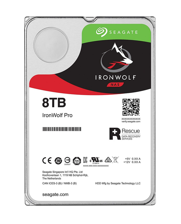 Seagate IronWolf Pro ST8000NE001 disque dur 3.5" 8 To Série ATA III