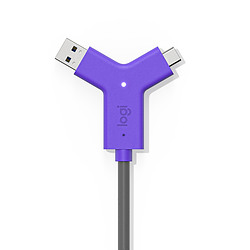 Logitech Swytch Émetteur et récepteur AV Noir, Violet