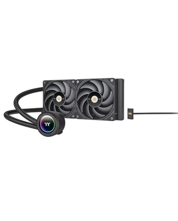 Thermaltake CL-W418-PL00BL-A système de refroidissement d’ordinateur Refroidisseur de liquide tout-en-un 12 cm Noir 1 pièce(s)