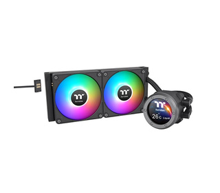 Thermaltake CL-W416-PL14SW-A système de refroidissement d’ordinateur Boitier PC, Processeur Refroidisseur de liquide tout-en-un 