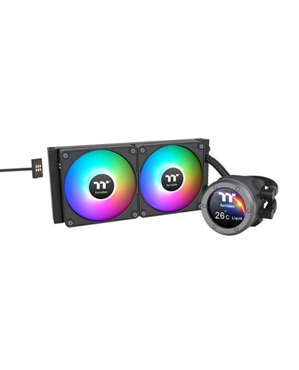 Thermaltake CL-W416-PL14SW-A système de refroidissement d’ordinateur Boitier PC, Processeur Refroidisseur de liquide tout-en-un 