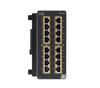 Cisco Catalyst IE3300 Géré L2 Gigabit Ethernet (10/100/1000) Noir