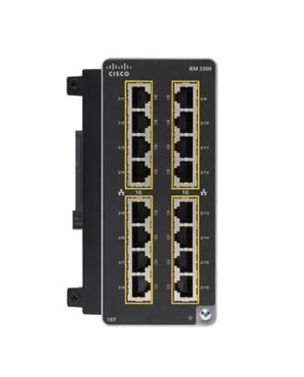 Cisco Catalyst IE3300 Géré L2 Gigabit Ethernet (10/100/1000) Noir