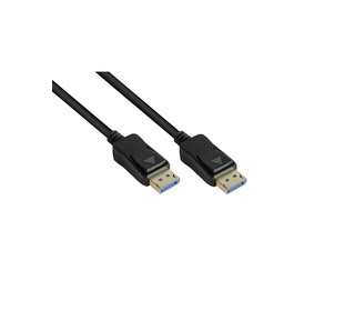 Alcasa DP20-010 câble DisplayPort 1 m Noir
