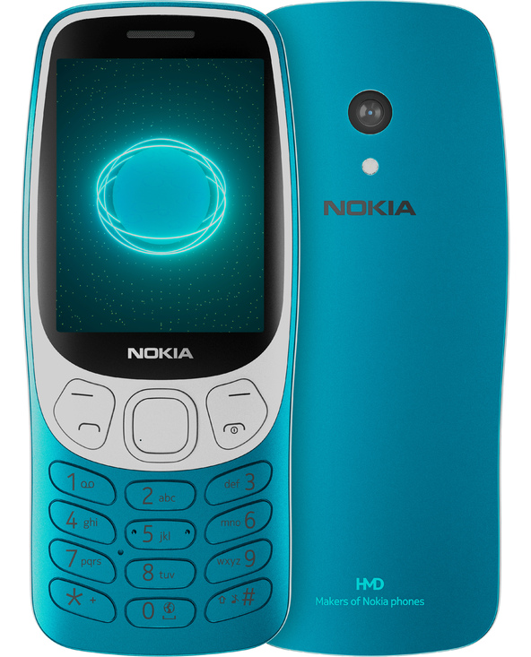 Nokia 3210 6,1 cm (2.4") Bleu Téléphone numérique