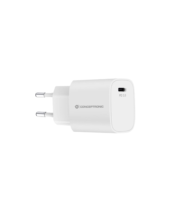 Conceptronic ALTHEA14W chargeur d'appareils mobiles Universel Blanc Secteur Charge rapide Intérieure